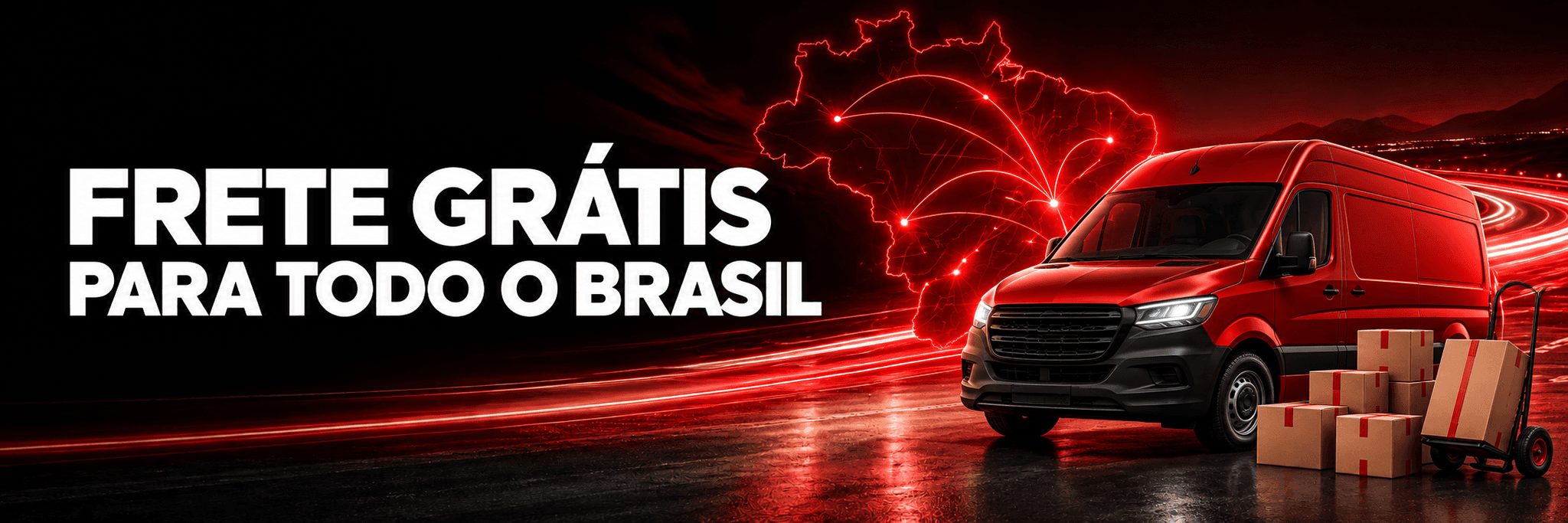 Frete grátis para todo o Brasil