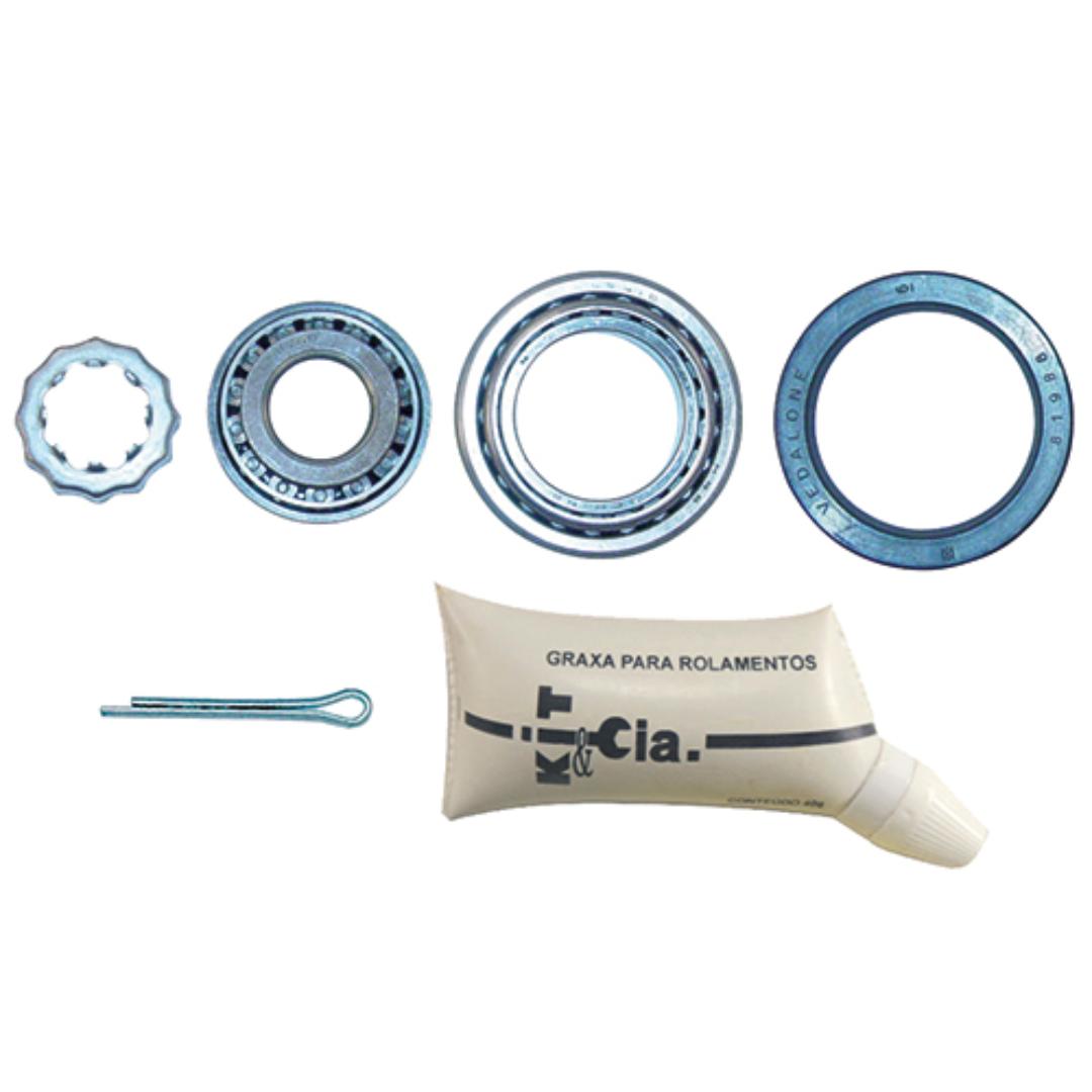 KIT ROLAMENTO RODA TRASEIRA C/RETENTOR GOL/SANTANA/GOLF/POLO/VERSAILLE