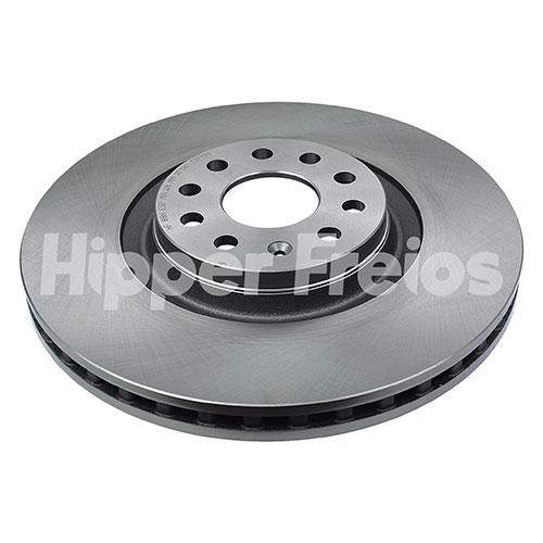 DISCO FREIO DIANTEIRO VENTILADO 9 FUROS A3/S3/GOLF/TIGUAN/PASSAT