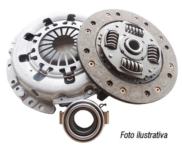 KIT EMBREAGEM C/ROLAMENTO FUSCA 1300 73/86 BRASILIA 1300 74/ GOL 1300